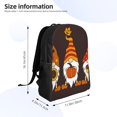 thumbnail image 4 of Fotbe Fall Gnomes Travel Laptop Backpack, Business Slim Sturdy Laptops Backpack, Water Resistant College School Computer Bag Gift for Men & Women Fits 15.6 Inch Notebook, 4 of 8