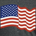 thumbnail image 3 of CafePress - American Flag Waving Men's Deluxe T Shirt - Mens Tri-blend T-Shirt, 3 of 4