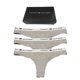 thumbnail image 1 of Bragas De Tanga Para Mujer [3 Piezas + Caja] Sexy Cintura Media Cómodas Deportivas De Color Sólido Transpirables, 1 of 4