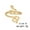 #3, variant on Boho 18k Gold Plated Snake Open Ring Adjustable Women Men Fashion Jewelry Gift-#2