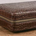 thumbnail image 4 of Estuche de cuero para humidificador de cigarros de viaje, madera de cedro portátil con humidificador para 4 cigarros, 4 of 8