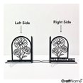 thumbnail image 3 of Craftnamesign Custom Daisy Flower Metal Bookends, Daisy Flower Book Shelf Holder, Book Stand, 3 of 3