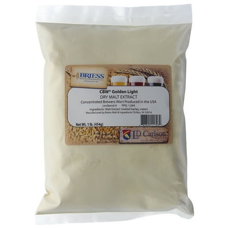 Briess Dry Malt Extract, Golden Light, 1 lbs