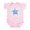 Petal Pink, variant on CafePress - Born In North America Infant Creeper - Baby Light Bodysuit, Size Newborn - 24 Months