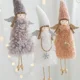 thumbnail image 2 of Adornos navideños de muñeco de ángel, decoraciones navideñas para el hogar, guirnaldas, decoración del árbol de Navidad, Navidad 2022, Año Nuevo 2023, 2 of 5