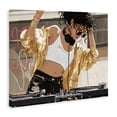 thumbnail image 2 of Stupell Industries Contemporary Gold Accented DJ Canvas Art, 20 x 16, by Franklyn Gregory, 2 of 8
