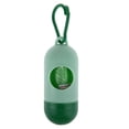 thumbnail image 2 of Dispensador de soporte para bolsa de limpieza de basura para perros y mascotas + juego de bolsas para caca (verde claro), 2 of 8