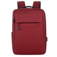 thumbnail image 2 of Latrodar Business Backpack, Bag For Travel Flight Fits 15.6 Inch Laptop With USB Charging Port Red Durable, 2 of 5