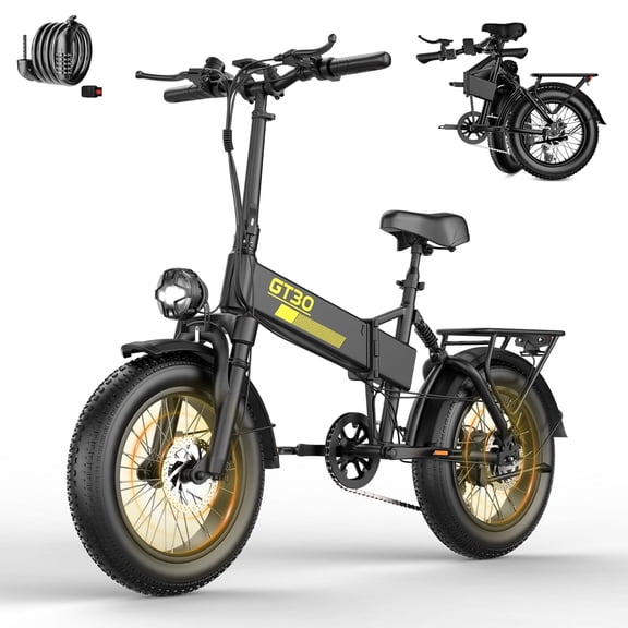 Folding Electric Bike for Adults, 500W Motor 25MPH & 35Miles Long Range, 14'' Mini E-Bike, UL Certified Electric Bicycle for Teens