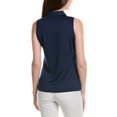 thumbnail image 2 of adidas womens  Ottoman Polo Shirt, l, Blue, 2 of 2