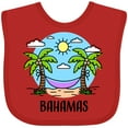 thumbnail image 3 of Inktastic Summer Vacation in the Bahamas Boys or Girls Baby Bib, 3 of 4