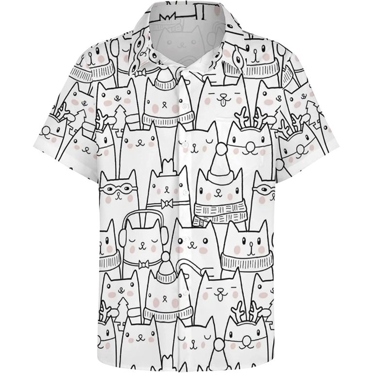 Cat Hawaiian Shirt - ahteestore