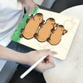 thumbnail image 4 of Tuohive Cartoon Capybara Trifold Stand iPad Case for Pro13 13in Auto Wake Sleep Case TPU Smart Stand Back Cover with Pencil Holder, 4 of 12