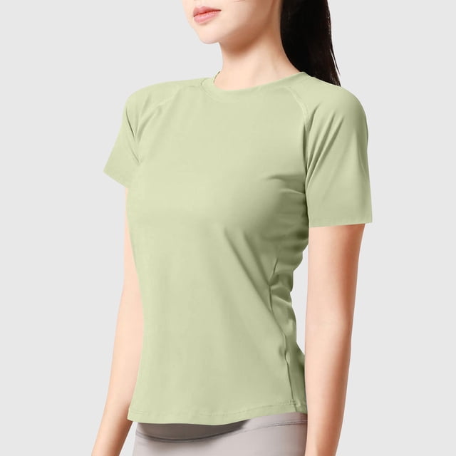 AOOCHASLIY Women's Breathable Short - Sleeve Sports Tees: Style Meets Function for Your Active Lifestyle!