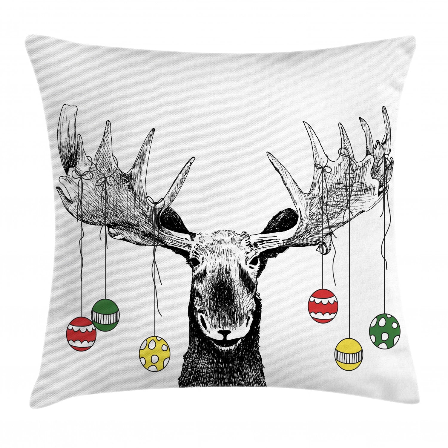 moose throw pillow