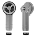 thumbnail image 3 of OUNONA Versatile Use Overflow Valve Tub Drain and Overflow Kit Grey ABS 1 Set For Refrigerator, 3 of 8