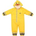 thumbnail image 5 of Kids Button Rain Suit All-in-one Waterproof Puddle Suits Hooded Raincoat Jumpsuit, 5 of 5