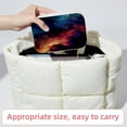 thumbnail image 6 of Galactic Planet Velvet Portable Jewelry Box with Removable Compartment - Stylish Gift, Display Case, and Decorative Box, 6 of 7