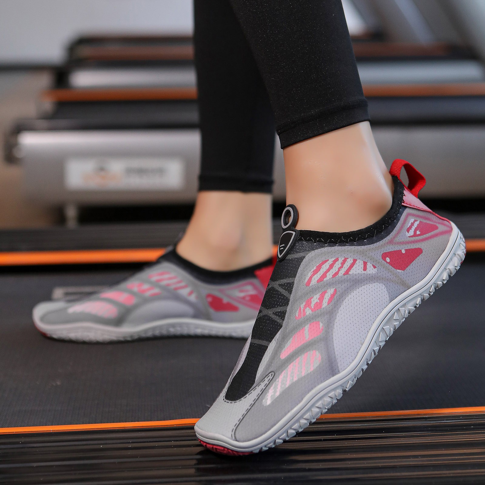 VBARHMQRT Water Shoes for Women Wide Width New Outdoor Surf Shoes Men's Swimming Wading Shoes Couple Creek Beach Shoes Five Finger Creek Tracing Shoes Women