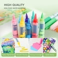 thumbnail image 3 of Arrtx Acrylic Markers, 36 Colors 1-3.5MM Brush Tip Water-Based Acrylic Paint Pens for Rock Painting, Fabric, Easter Eggs, DIY Crafts, 3 of 7
