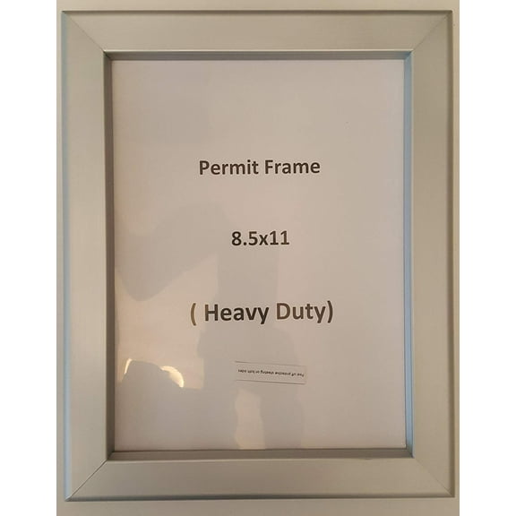 Permit Frame 8.5 x 11 ( Heavy Duty - Aluminum)
