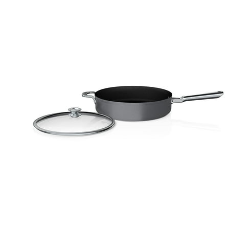 

Ninja C50150 Foodi NeverStick Premium 5-Quart Sauté Pan with Glass Lid Anti-Scratch Nest System Hard-Anodized Nonstick Durable & Oven Safe to 500°F Slate Grey