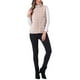 thumbnail image 2 of INSPIRE CHIC Chaleco de piel sintética elegante sin mangas con cremallera para mujeres, ideal para uso casual, color beige, 2 of 6