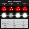 thumbnail image 3 of Bike Light Set Waterproof USB Rechargeable Bicycle Front and Rear, 3 of 8
