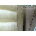 thumbnail image 4 of Thomas Collection Beige Ivory Wild Chinchilla Faux Fur Throw Pillow - 17437, 4 of 5