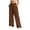2# Coffee, variant on Womens Linen Lounge Pants High Waisted Palazzo Drawstring Wide Leg Trousers Casual Flowy Pants Beach Summer 2026 Camel S