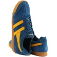 thumbnail image 4 of Gola Classics Harrier Men's Suede Leather Lace Up Retro Trainers In Marine Blue Size 11, 4 of 6