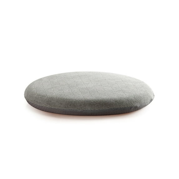 Round Memory Cotton Chair Cushion Seat Bay Window Stool Pads Breathable Comfortable Universal Car Bedroom Pillow Gray