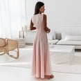 thumbnail image 4 of DHFJKG Summer Dresses Women Wedding Guest Dress Sleeveless Solid Color V Neck Belted Long Dress Comfortable Daily Wear Trendy Dresses, 4 of 8