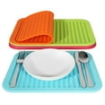 thumbnail image 3 of LAIQIEN Multifunctional Silicone Heat Insulation Placemat Silicone Table Mat Non Slip, 3 of 8