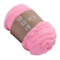 thumbnail image 3 of HOMYL Chunky Yarn Jumbo Tubular Yarn Tube Giant Yarn Handcrocheted Bulky Yarn Arm Knitting Yarn for Throw Pillow Hats Scarf Pet Bed Pink, 3 of 8
