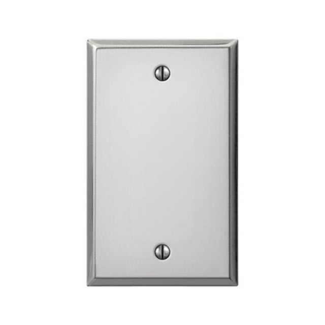 C983BCH 1 Plaque Murale en Acier Estampé Blanc Chromé Pro-Poli