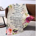 thumbnail image 5 of Aunt Gifts Blanket|Best Aunt Ever Gifts|Gifts for Aunt from Nephew, Niece| Aunt Gifts from Niece|Aunt Birthday Gift|Birthday Gifts Ideas for Aunt Blankets Throw 60"x50", 5 of 6