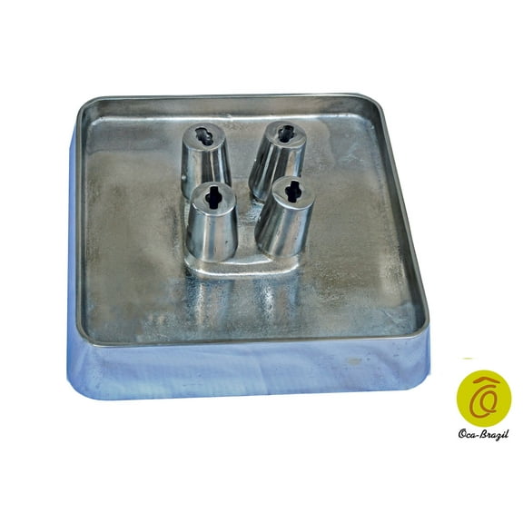 Support for 4 Brazilian Skewers - Square - Oca-Brazil
