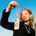 thumbnail image 4 of 7.48-Inch Acrylic Heart & Star Phone Charm Strap – Universal Wrist Lanyard with Secure Metal Hook, 4 of 4