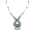 thumbnail image 2 of Oxodoi Deals Clearance Necklace for Women Ethnic Sunflower Turquoise Necklace Jewelry Jewelry Ladies and Girls Exquisite Gifts, 2 of 8