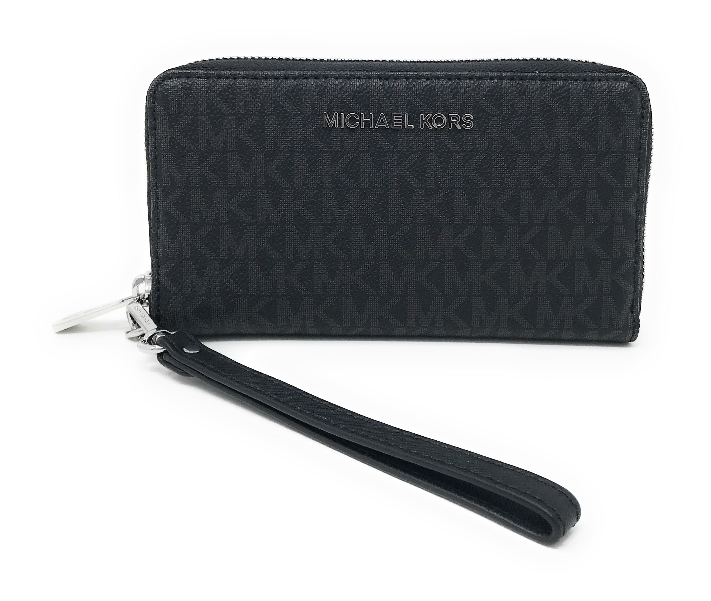 Michael Kors Jet Set Travel Large Flat Multifunction Phone Case Wallet  Brown Saf - Mo & Joe Electronics