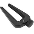 thumbnail image 4 of String Instrument Clip, Silicon Clamp Mouth Noise Free Guitar Capo  For Bass For Violin For Ukulele Silver,Black, 4 of 8