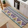 thumbnail image 5 of Colorful Geometric Triangle Diamond Pattern Kitchen Rug Mat,Kitchen Runner Rugs Non Skid Washable,Decorative Kitchen Floor Mats for Kitchen,Sink,Laundry,17"x47.2", 5 of 7