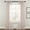Blush, variant on Lush Decor Farmhouse Textured Grommet Sheer Window Curtain Panels Beige 38X108 Set