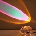 thumbnail image 5 of Projection Night Light Color Crystal Lamp Sunset Table Lamp Rainbow Night Light Decorative Desktop Lamp Atmosphere Night Light Bedroom Living Room Party Home Decor CB, 5 of 5