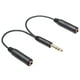 thumbnail image 4 of Adaptador de audio Hugo 20cm 6,35mm 1/4 macho a 2x 1/4 hembra en Y, 4 of 8
