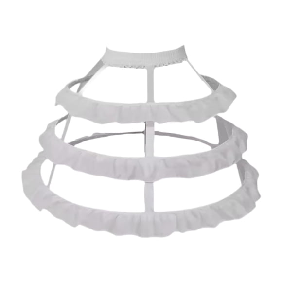 GUOOL Cage Hoop Skirt Petticoat Liner Women Hoops Pannier Petticoat for Dress Prom