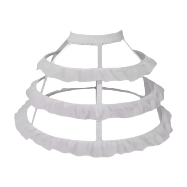 Enagua de crinolina con encaje para niñas, ideal para vestidos de graduación, bodas y novias.