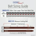 thumbnail image 5 of Smoky Mountain Titanium Black Belt by Nickel Smart® - Nickel Free Belt, 5 of 6