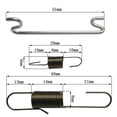 thumbnail image 4 of 3Pcs Throttle Governor Link Rod Speed Control Spring Return Spring for Generator, 4 of 7